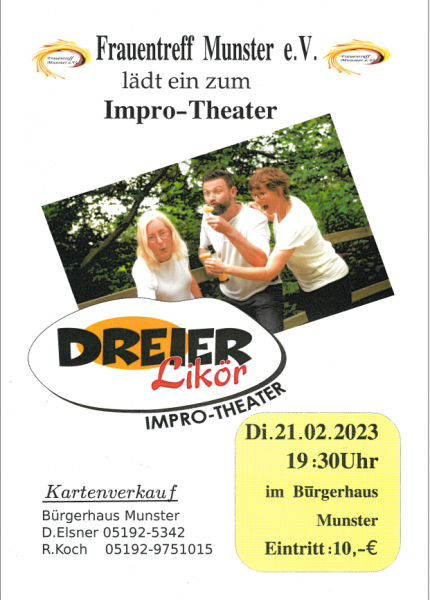 DREIERLikör - Impro- Theater